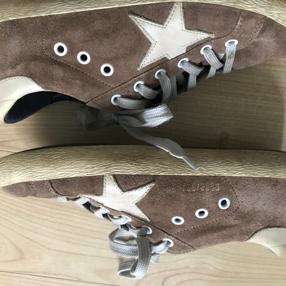 Golden Goose Brown and Cream Sneakers - Picture 12 of 12